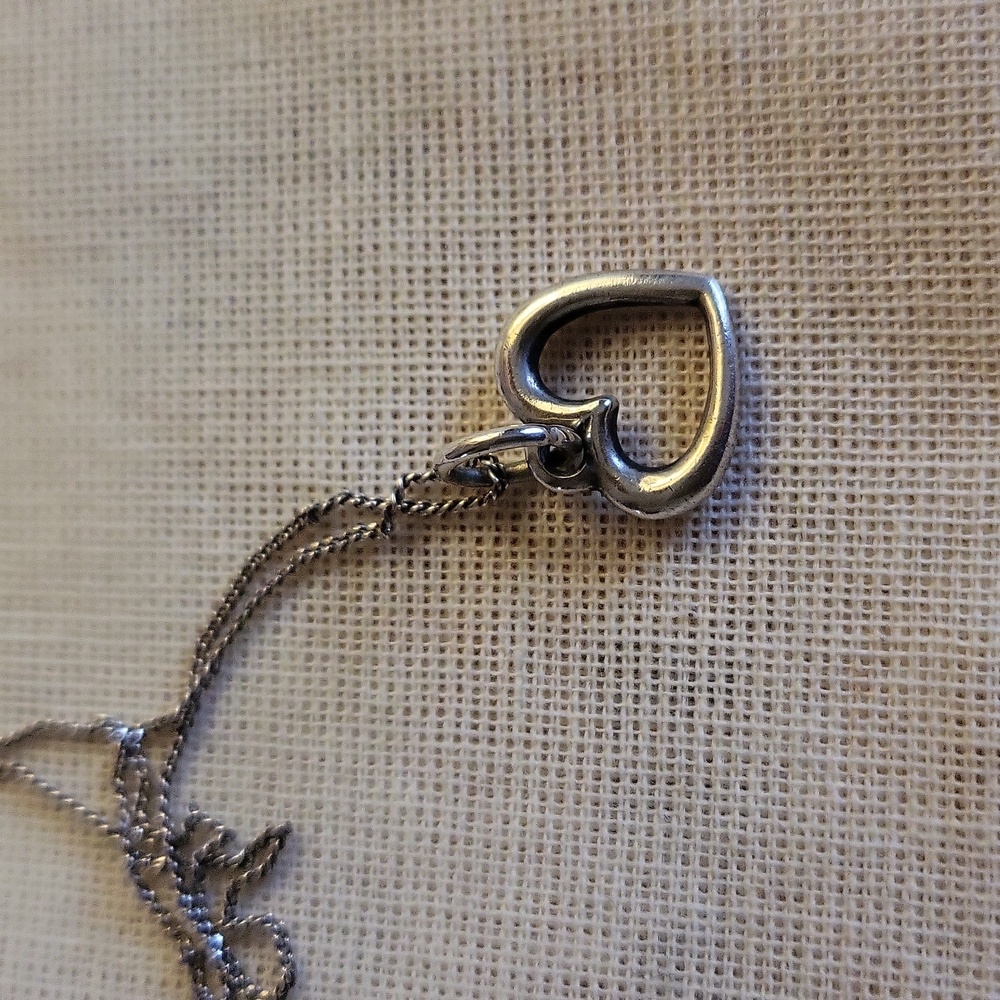 James Avery Sterling Silver Heart Pendant Necklace